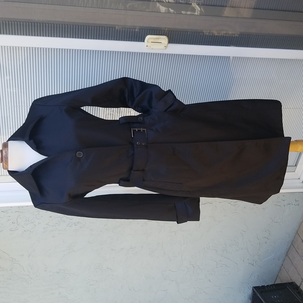Zara Woman Black Rain Coat